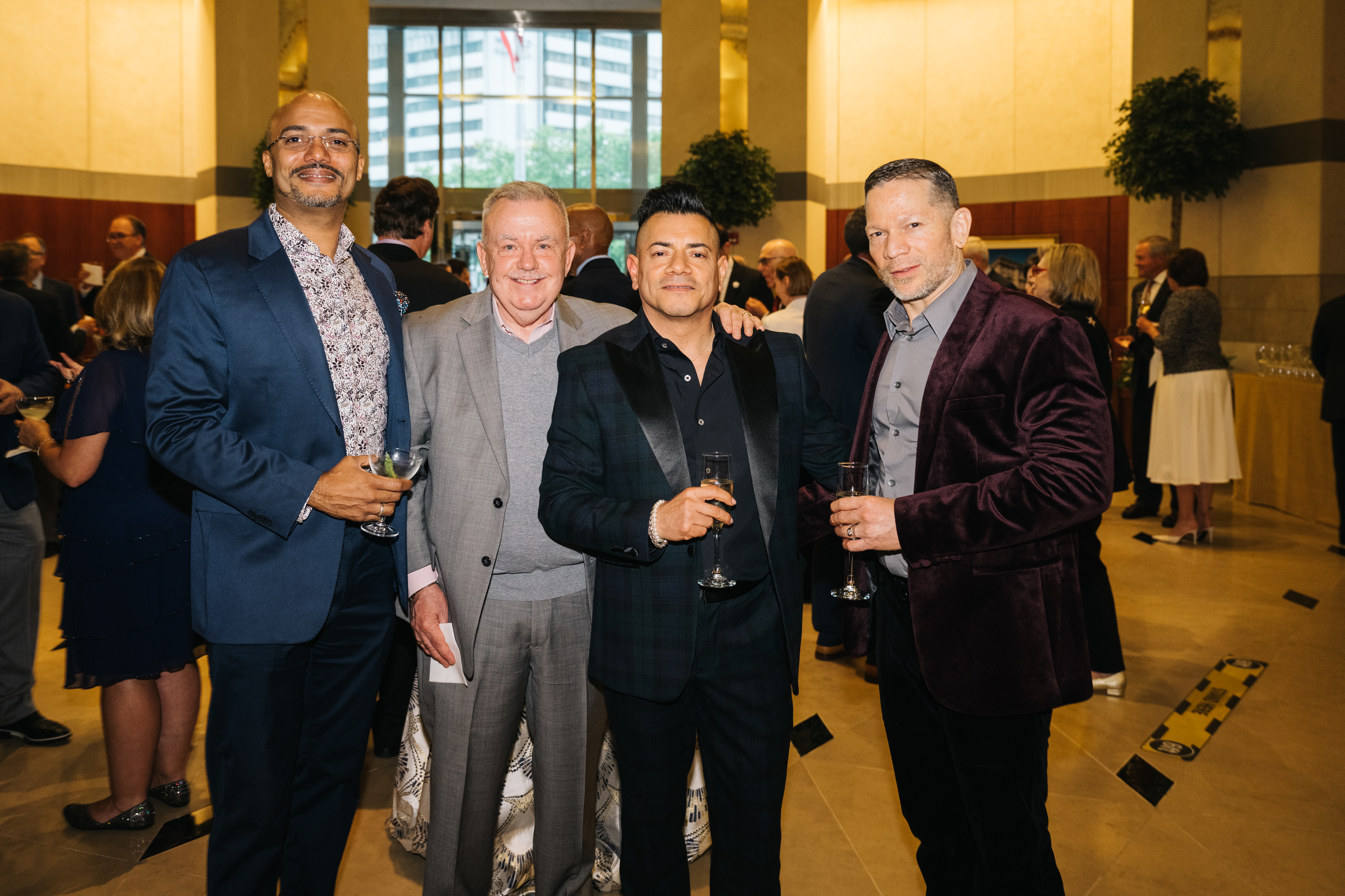 <p>Trevor Brown, John Horman, Michael Staines, and Alex Staines. Photo by Cameron Whitman Photography. </p>