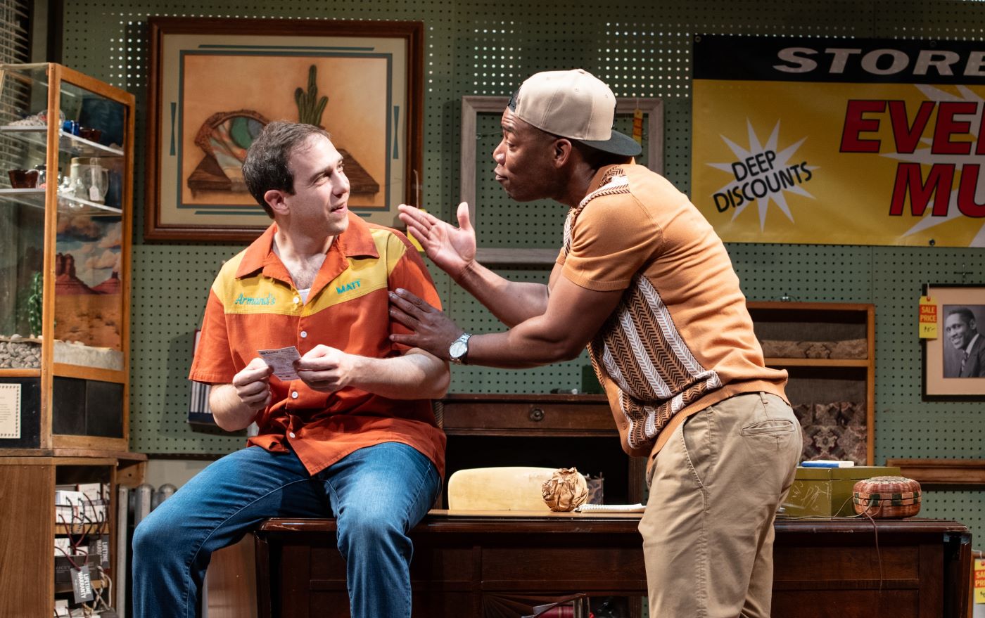 <p>Gregory Perri (Matt) and Blake Morris (Shawn) in <em>King James. </em>Photo by Margot Schulman Photography. </p>
