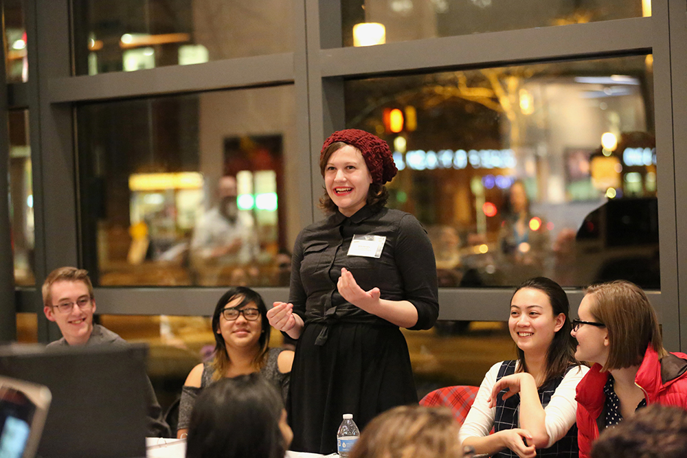 <p>First Rehearsal, <em>Beach Week</em> (2017)</p>