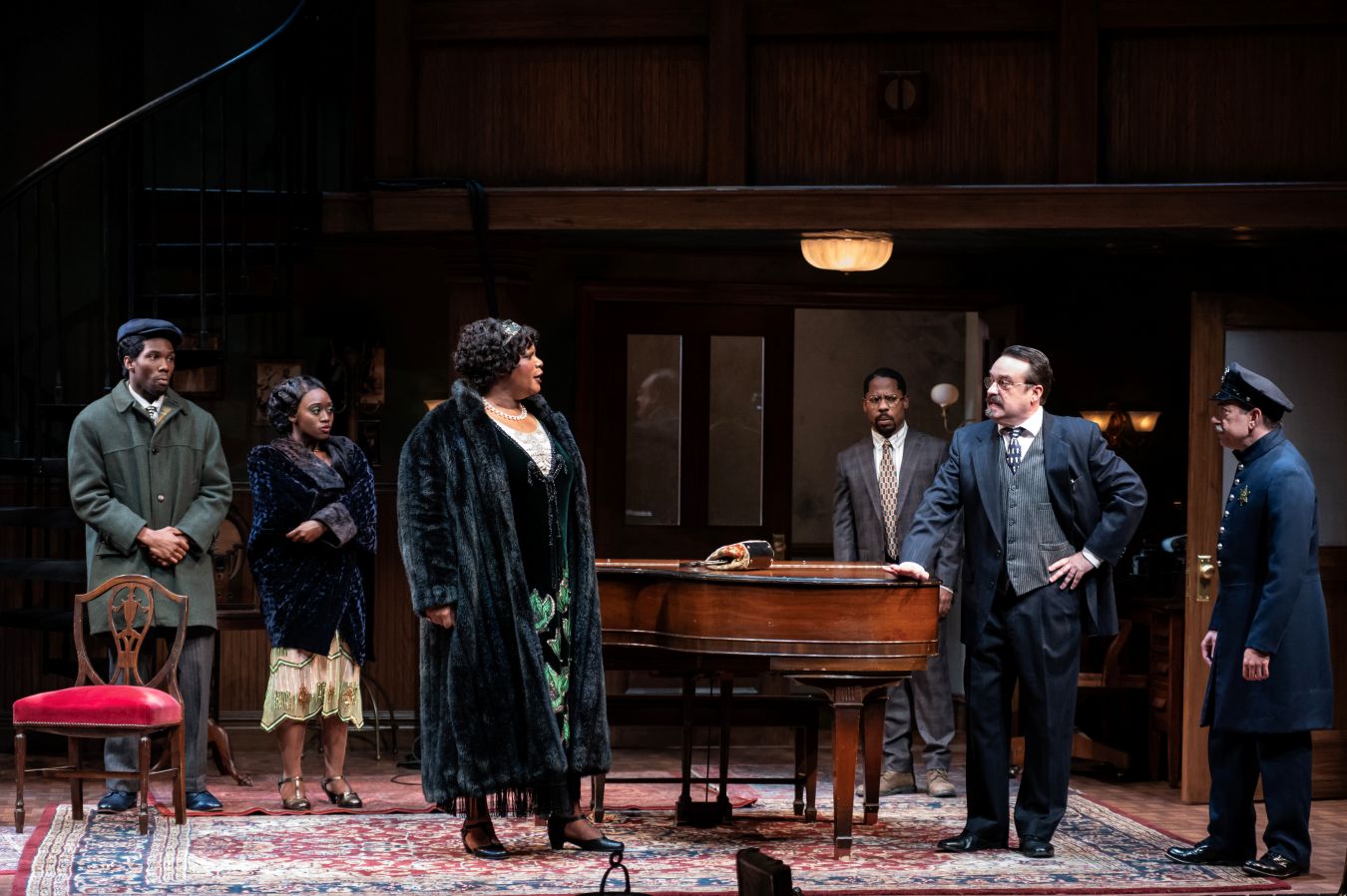 <p>Cast of August Wilson's <em>Ma Rainey's Black Bottom. </em>Photo by Teresa Castracane. </p>