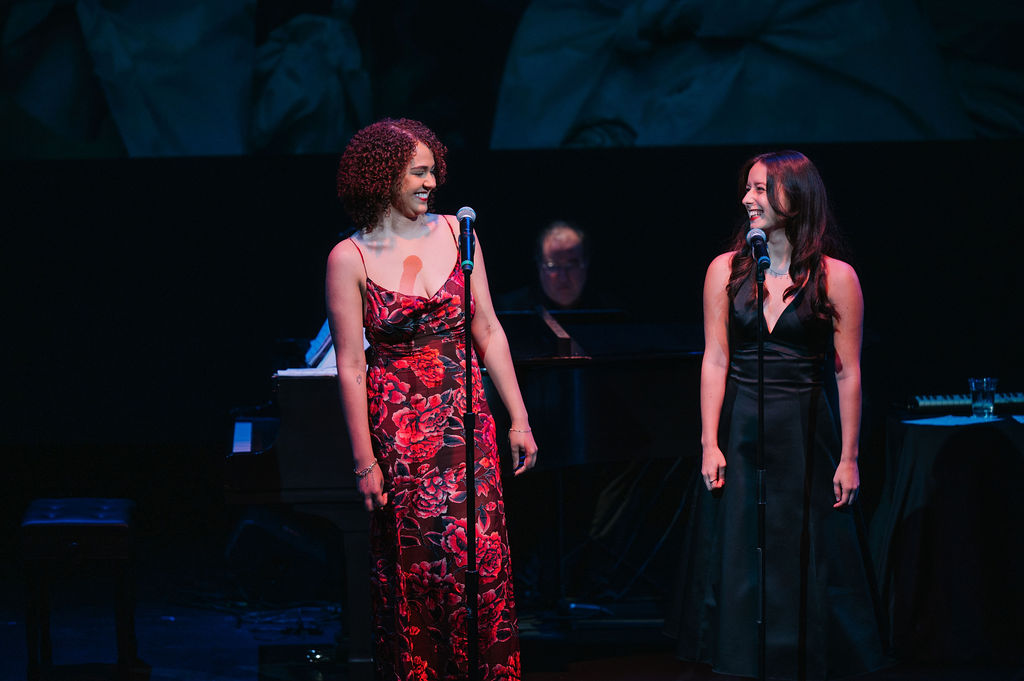 <p>Sophia Early and Emma Wallach performing at the <em>Broadway in Bethesda </em>Gala. Photo by Cameron Whitman Photography. </p>