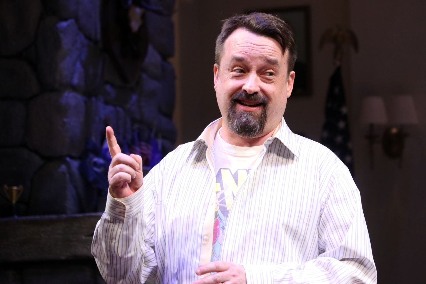 <p>Michael Glenn (Mike) in <em>What the Constitution Means to Me. </em>Photo by Kent Kondo.</p>