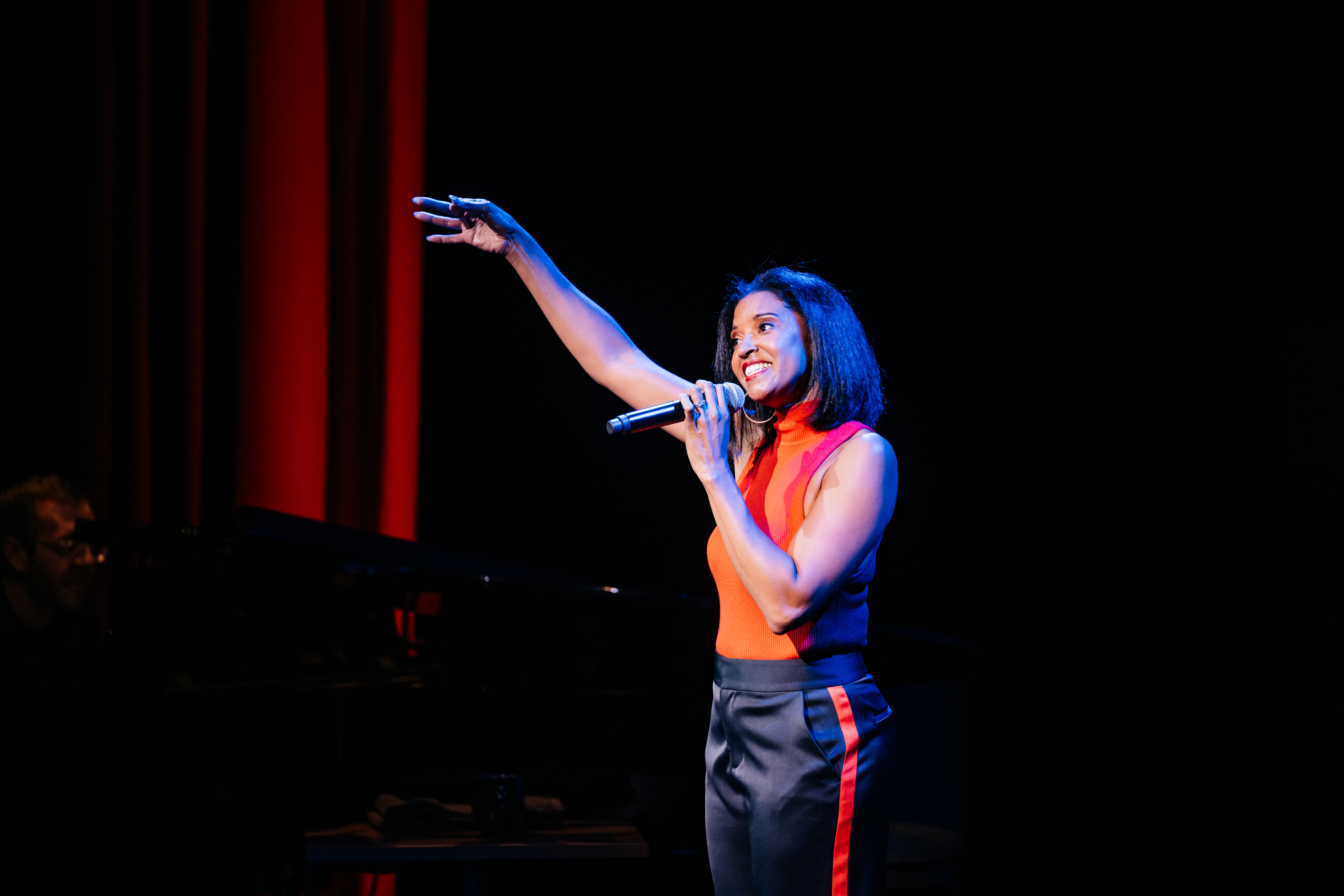<p>Renée Elise Goldsberry performing at the <em>Broadway in Bethesda</em> Gala. Photo by Cameron Whitman Photography.</p>