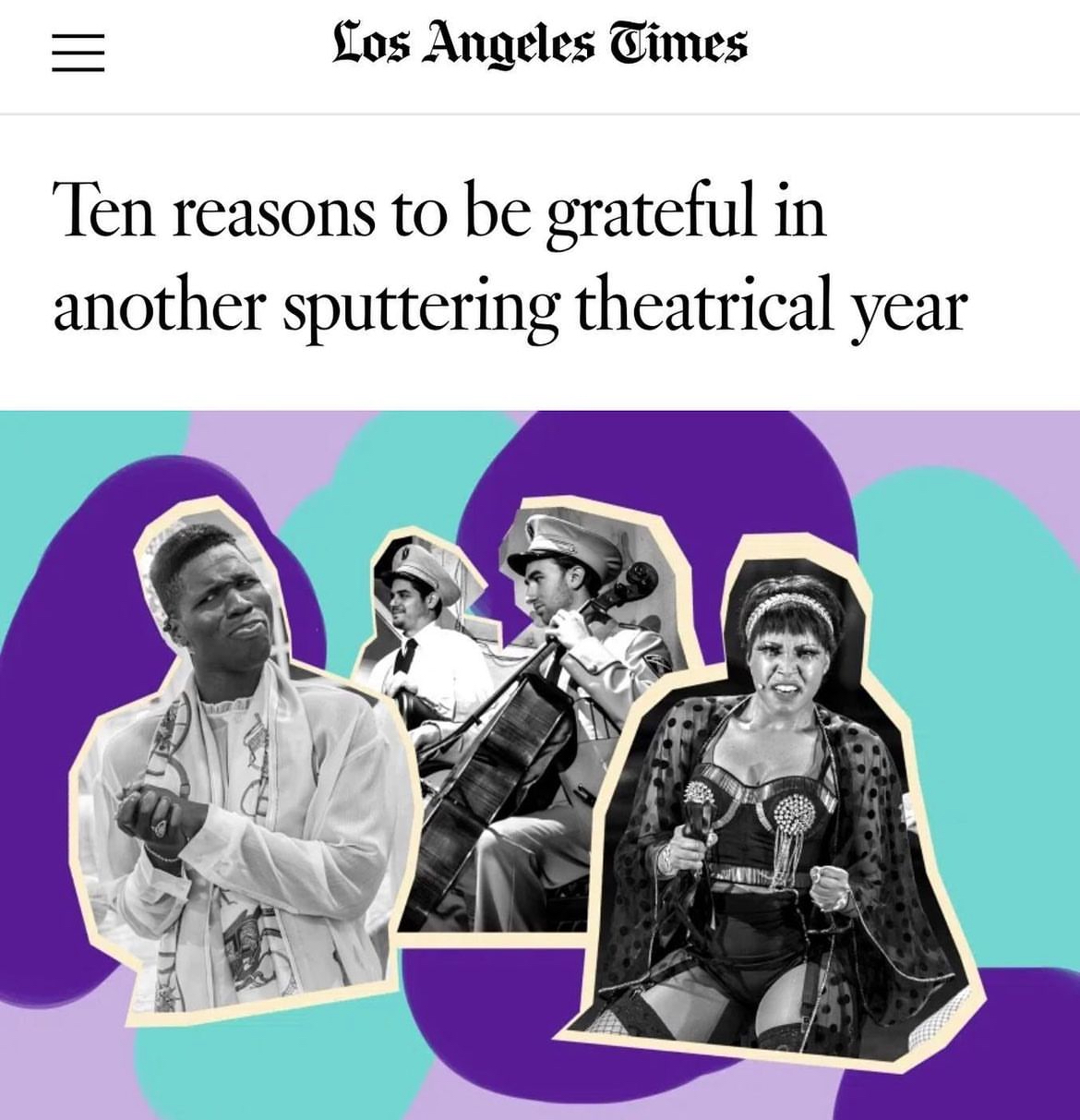 LA Times: Ten reasons to be grateful in another sputtering theatrical year